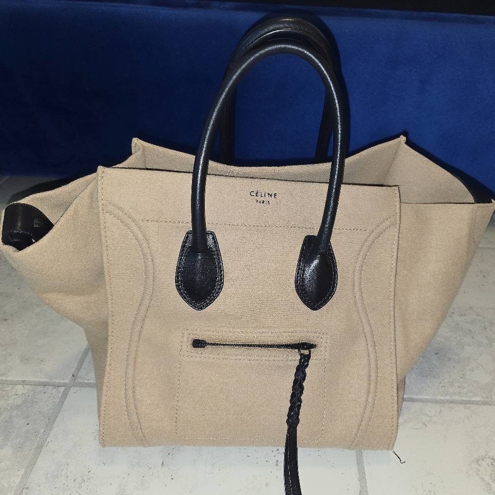 CELINE Luggage Phantom Felt Bag